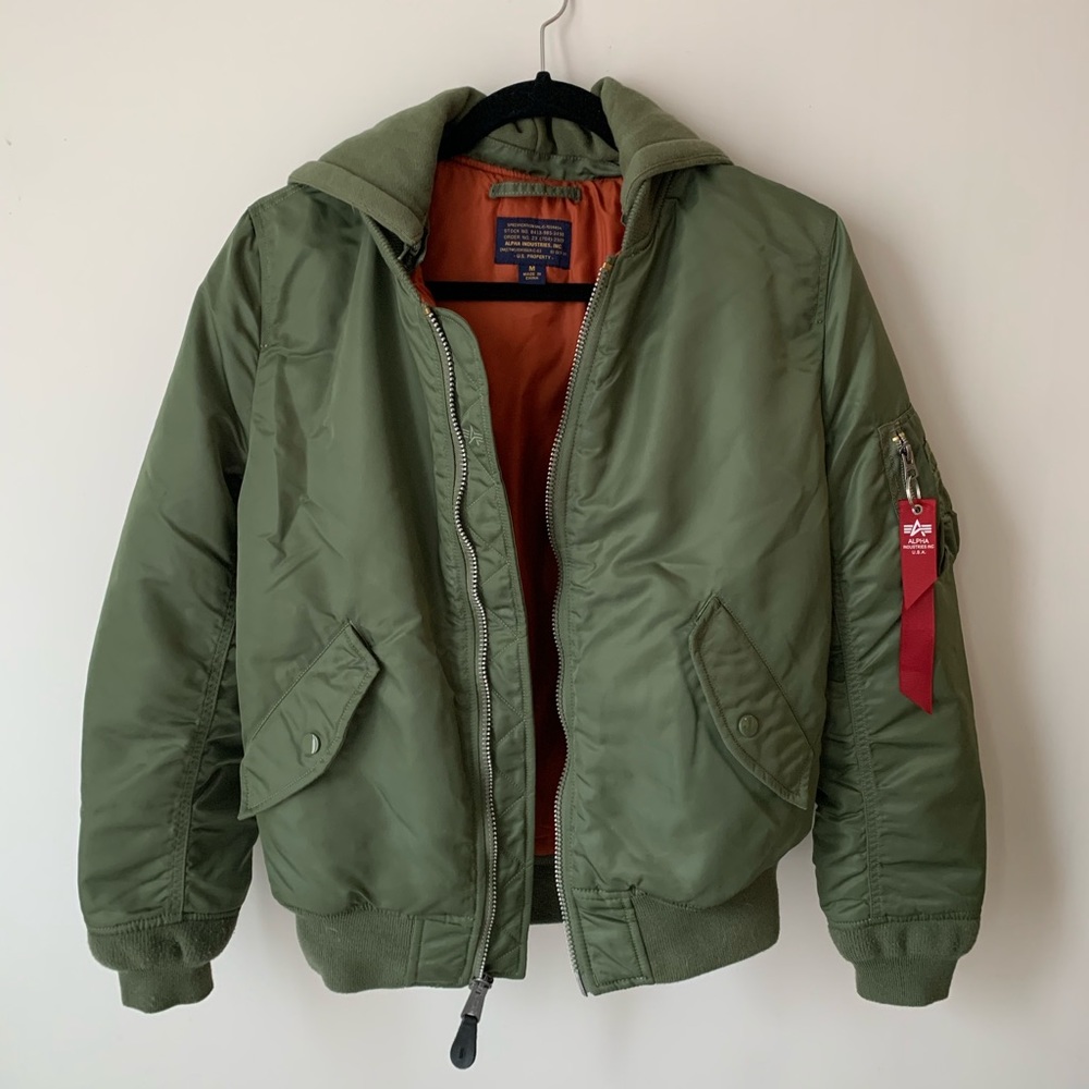 Alpha Industries, Inc. bomber jacket